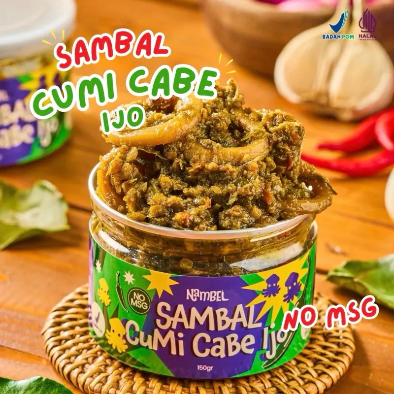 Nambel - Sambal Cumi Cabe Ijo